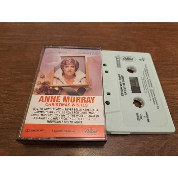 BUNDLE ONLY Anne Murray Christmas Wishes Album Audio Cassette Tape  1981 - Picture 1 of 2